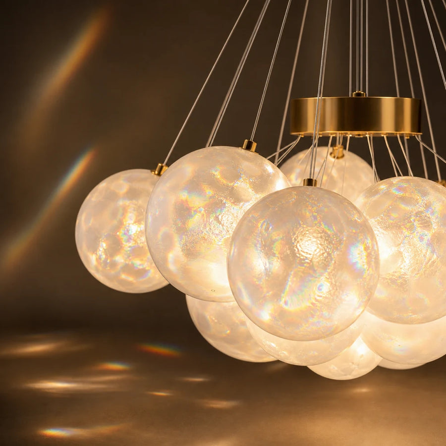 MODERN LOFT Chandelier Bagliore, Globe, 9xE27, Ρυθμιζόμενο ύψος, Χρυσό - 08_LC816-9GD.png
