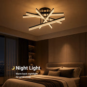 Lustra LED cu Telecomanda LT179/5BK, 68W, 5 Elemente, Lumina Rece/Clada/Neutra, Dimabila, Negru - 08_LT179-5BK.png