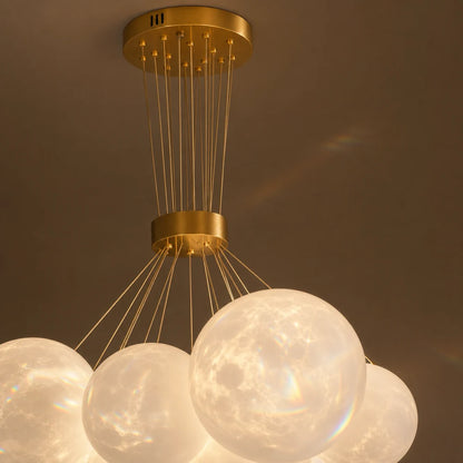 MODERN LOFT Chandelier Bagliore, Globe, 9xE27, Ρυθμιζόμενο ύψος, Χρυσό - 09_LC816-9GD.png