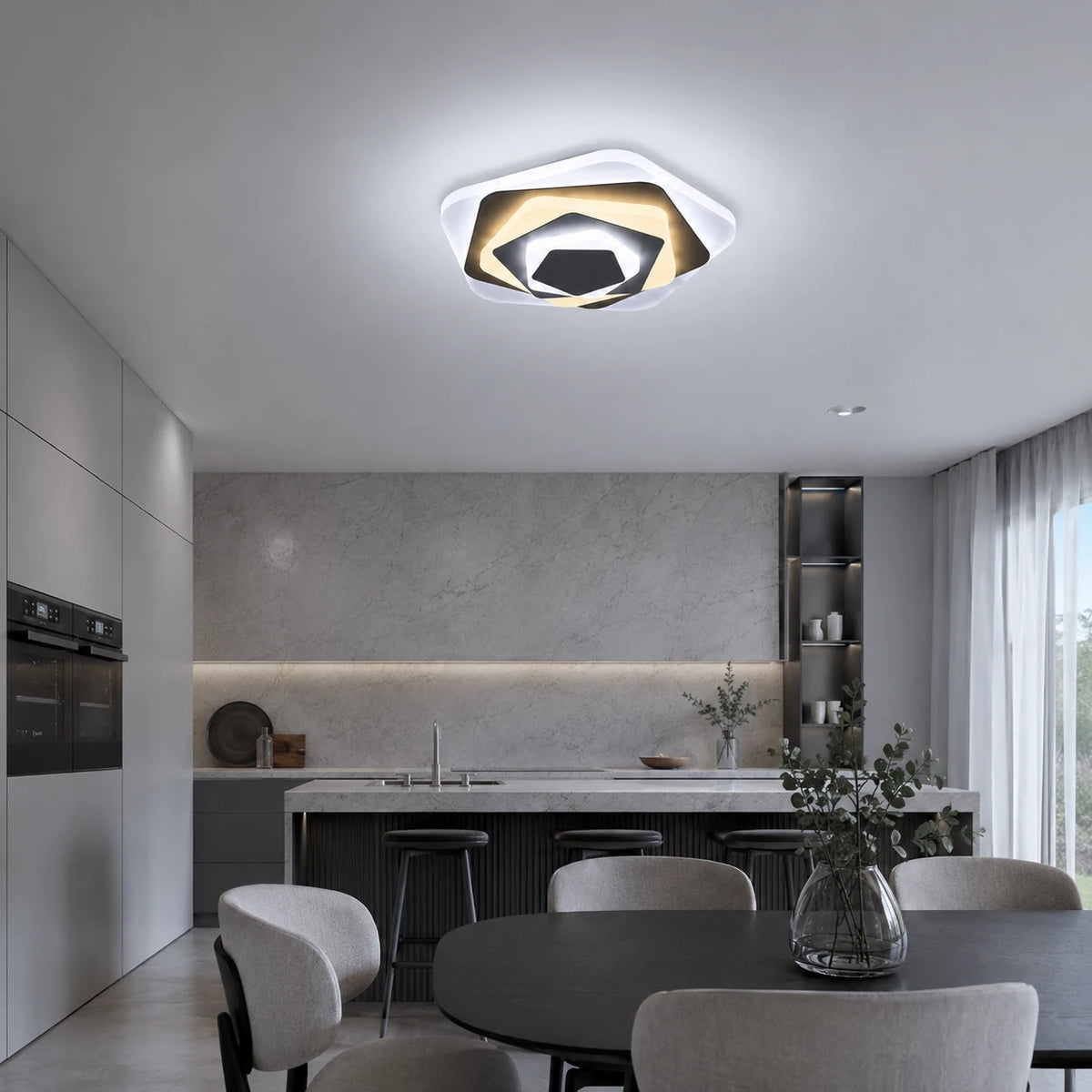 Πολυέλαιος LED SIENA 40W, Διάμετρος 23cm, Κρύο/Ζεστό/Ουδέτερο φως, Λευκό - 09_LL660WH.png