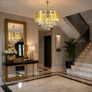 Candelabru Cristal PELES Petito 3xE14, Diametru 27cm, Auriu Lucios, Inaltime Reglabila - 10_CC8958 300GD.png