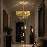 Crystal Chandelier BELVEDERE Elegance 8xE14, Διάμετρος 50cm, Γυαλιστερό Χρυσό, Ρυθμιζόμενο Ύψος - 10_CC912-500GD.png