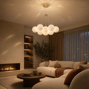 MODERN LOFT Bagliore Chandelier, Globe, 9xE27, Ρυθμιζόμενο ύψος, Χρυσό - 10_LC816-9GD.png