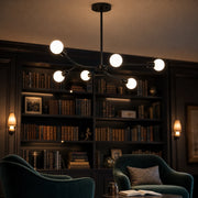 Architek Hexa Chandelier, 6xE27, 90x80, Black, Metal - 11_LC368-6BK.png