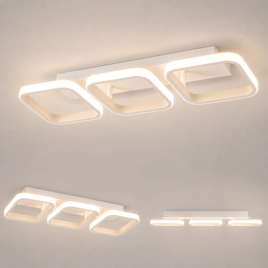 Πολυέλαιος LED VERTEX 34W, 3 Τετράγωνα, Γραμμικό, Κρύο/Ζεστό/Ουδέτερο φως, Λευκό - 13_LL770-3WH.png