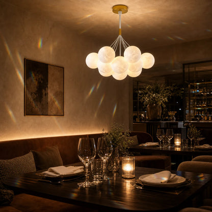 ΣΥΓΧΡΟΝΟΣ πολυέλαιος, τύπου εκκρεμές, LOFT Bagliore, Globe, 7xE27, Ρυθμιζόμενο ύψος, Χρυσός - 14_LC816-7GD.png