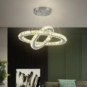 LED LED LUD LUMINIS, 58W, Crystal και Metal, Dimable, Ρυθμιζόμενο ύψος, κρύο/ζεστό/ουδέτερο φως, πολυτελές φωτισμό