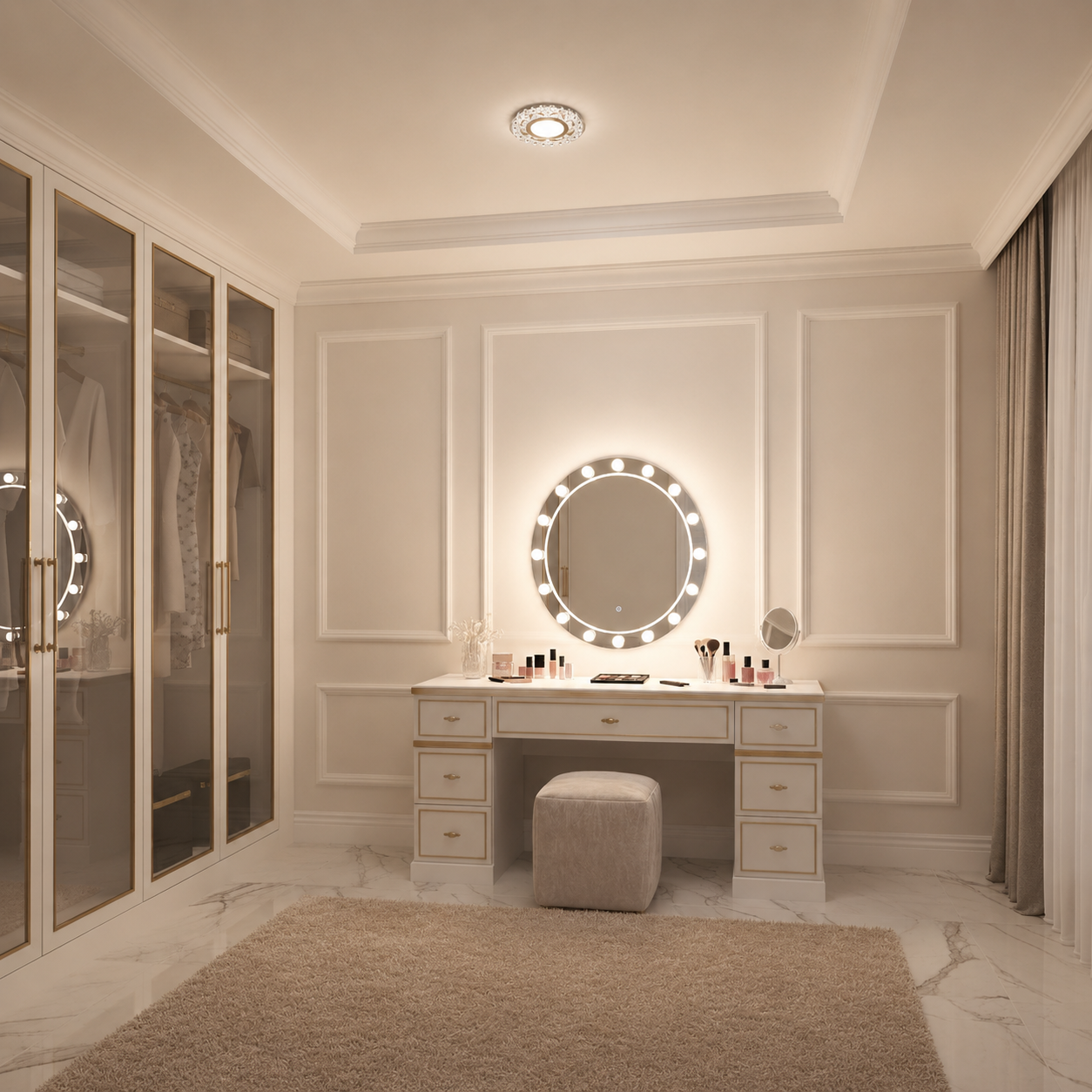 ORBITA LED Spot, 5W, Round, Cold Light + RGB, White, Resin and Glass LED Spot Προεπιλεγμένος τίτλος Alessandro Design