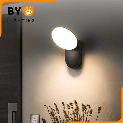 Φωτιστικό τοίχου LED εξωτερικού χώρου 10W, AX165, Warm Light 3000K, Μαύρο