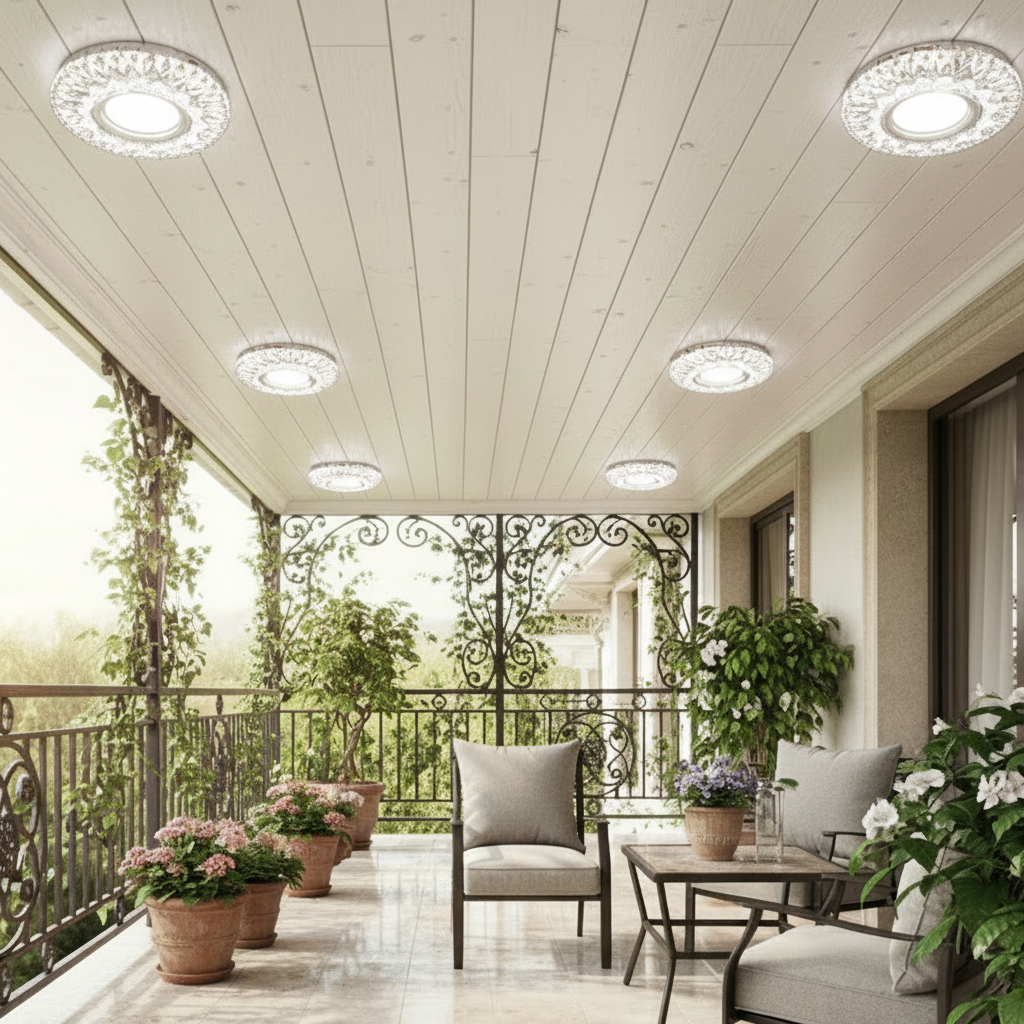 ORBITA LED Spot, 5W, Round, Cold Light + RGB, White, Resin and Glass LED Spot Προεπιλεγμένος τίτλος Alessandro Design