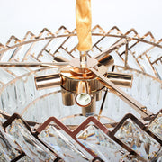 Candelabru Cristal WINDSOR Nobile 5xE14, Diametru 39cm, Auriu Lucios, Inaltime Reglabila Candelabre Cristal Default Title Alessandro Design