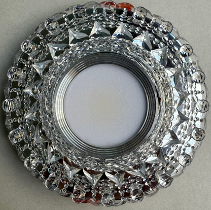 ORBITA LED Spot, 5W, Round, Cold Light + RGB, White, Resin and Glass LED Spot Προεπιλεγμένος τίτλος Alessandro Design