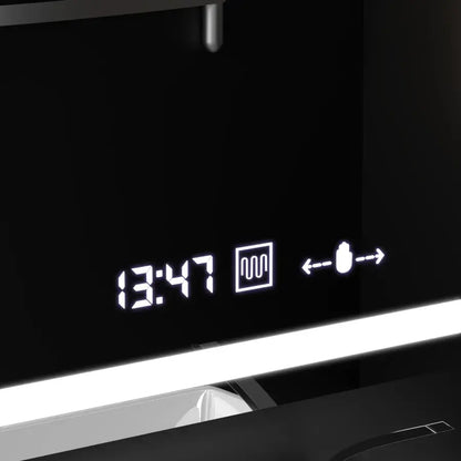 80x50cm Οβάλ καθρέφτης LED Altera MotionGlow Sensor Marcello Dimable Clock Disrosting System