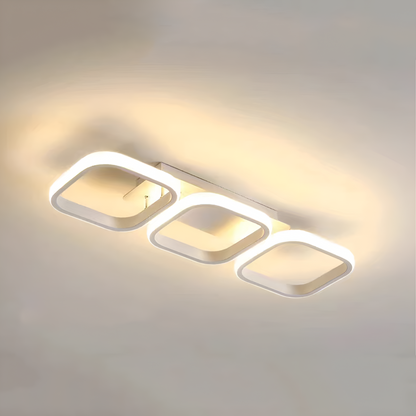 LED LED Vertex Greco, παράλληλα τετράγωνα, 24W, 3 τετράγωνα κρύα/ζεστά/ουδέτερα, λευκά