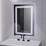 Mirror LED ορθογώνιο 60x80cm Venezia Sensor Motionglow Marcellow Dimable Clock Disrosting System