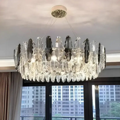 Candelabru Oliver, 8*E14, Chrome, Metal και Crystal