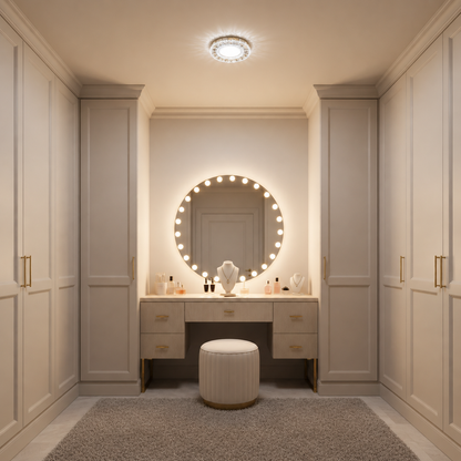 ORBITA LED Spot, 5W, Round, Cold Light + RGB, White, Resin and Glass LED Spot Προεπιλεγμένος τίτλος Alessandro Design