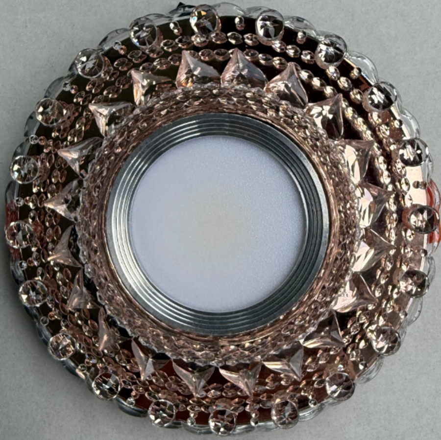 ORBITA LED Spot, 5W, Στρογγυλό, Κρύο / Ζεστό φως, Αντίκα Μπρούντζο, Ρητίνη και Γυαλί LED Spot Προεπιλεγμένος τίτλος Alessandro Design