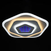 Πολυέλαιος LED NEXA 3D 40W, Διάμετρος 23cm, Κρύο/Ζεστό/Ουδέτερο φως, Λευκό