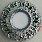 ORBITA LED Spot, 5W, Round, Cold Light + RGB, White, Resin and Glass LED Spot Προεπιλεγμένος τίτλος Alessandro Design