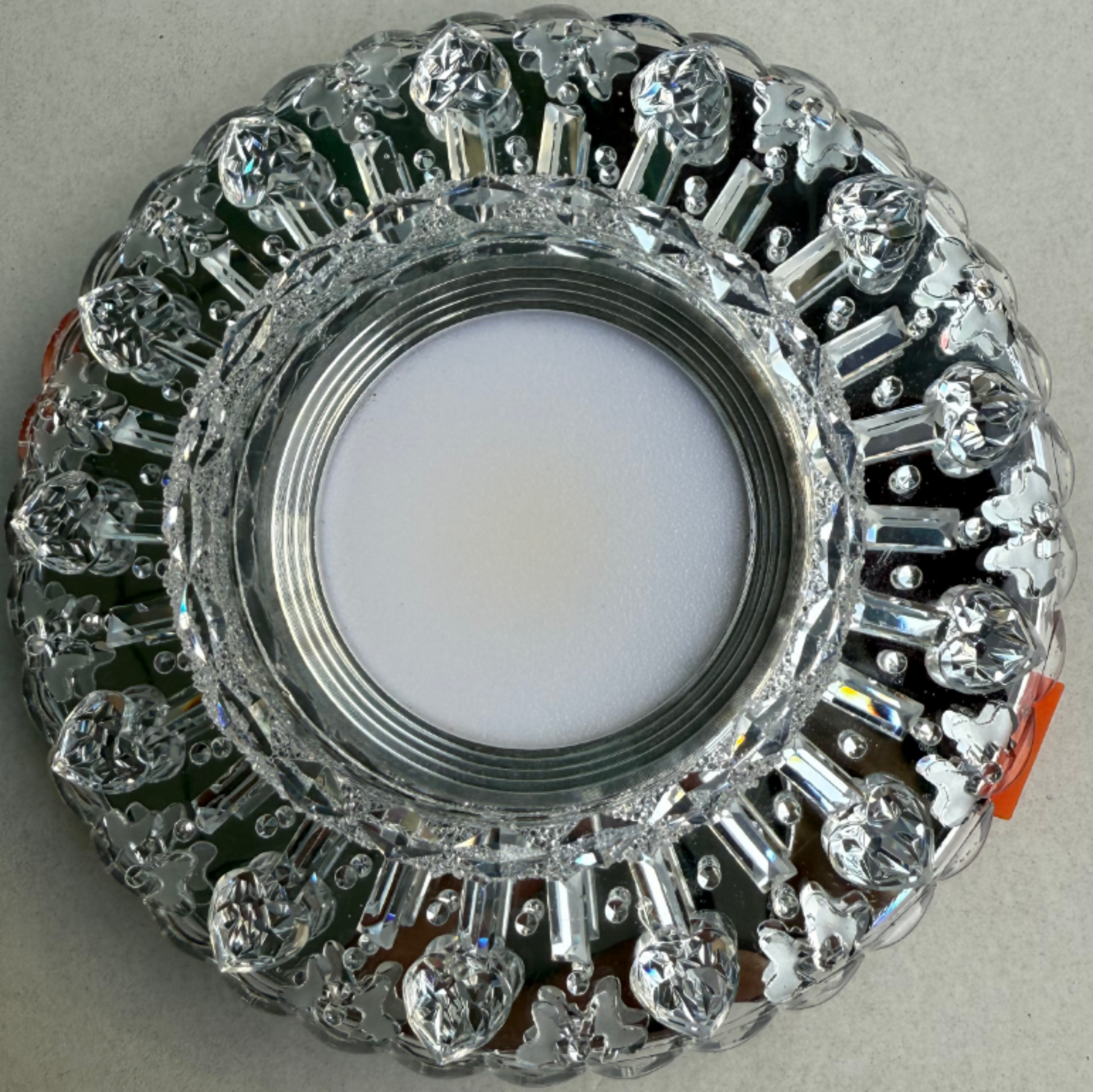 ORBITA LED Spot, 5W, Round, Cold Light + RGB, White, Resin and Glass LED Spot Προεπιλεγμένος τίτλος Alessandro Design