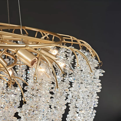 Πολυέλαιος Crystal Judson 6x E14 Gold