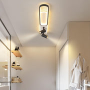 Πολυέλαιος LED με Ρυθμιζόμενο Προβολέα FISSO Camilla 49W, Κρύο/Ζεστό/Ουδέτερο φως, Μαύρο