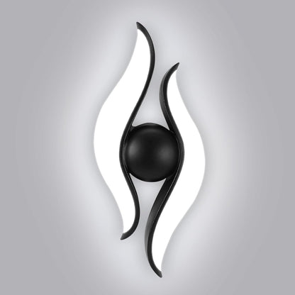 Φωτιστικό τοίχου LED εξωτερικού και εσωτερικού χώρου, 4 πηγές x 1W, IP65, ABS, Μαύρο, 3000K