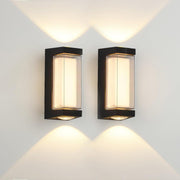 Φωτιστικό τοίχου LED εξωτερικού χώρου AX150BK 7W Μαύρο