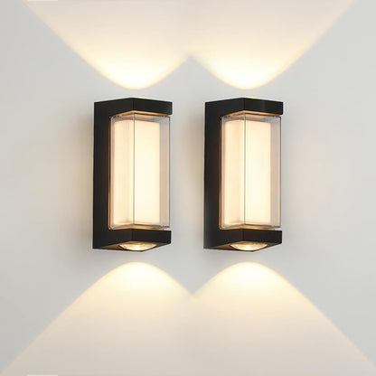 Φωτιστικό τοίχου LED εξωτερικού χώρου AX150BK 7W Μαύρο