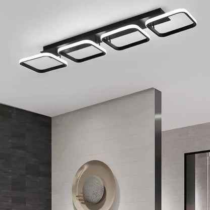 LED LED Vertex Πλέγμα παράλληλη, 50W, 4 τετράγωνα κρύα/ζεστά/ουδέτερα, μαύρο