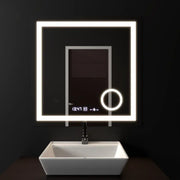 Mirror LED ορθογώνιο 60x60cm Souverain Motionglow Marcello Διάρυθμση του ρολογιού Ορόμετρο