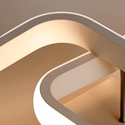 Πολυέλαιος LED VERTEX Matrix, Επικαλυπτόμενα διαμάντια, Μεταλλικά πλαίσια, 11W, 2 Διαμάντια, Κρύο/Ζεστό/Ουδέτερο φως 3000K/4000K/6000K, Λευκό