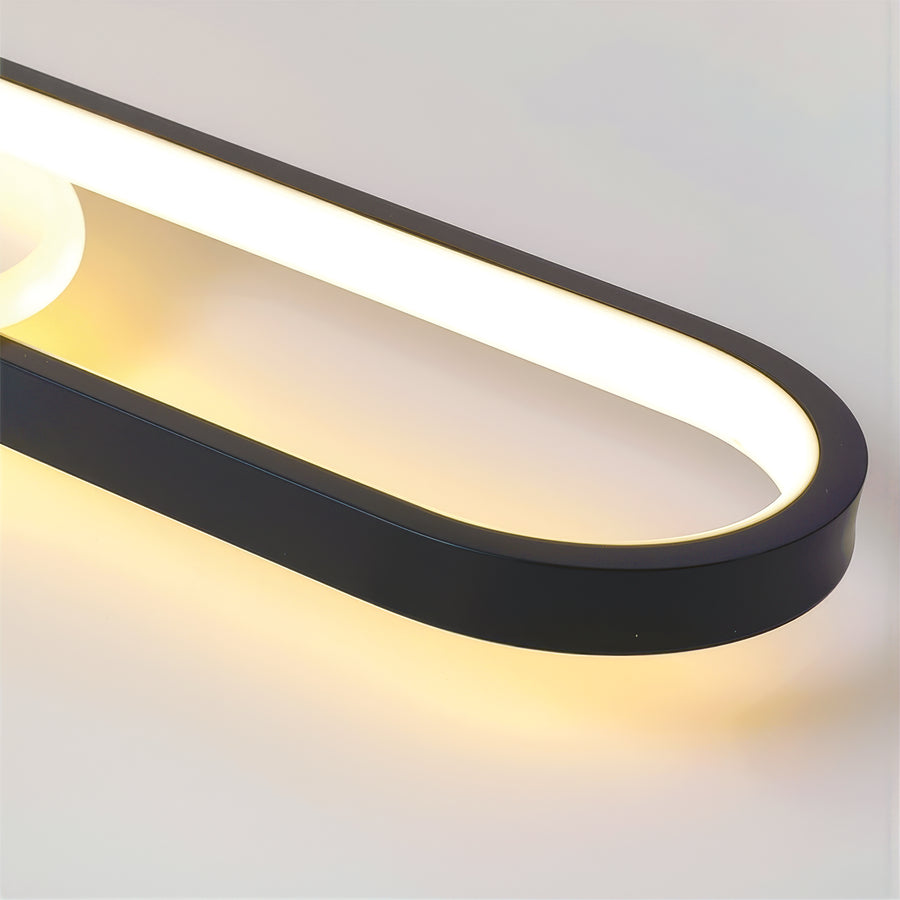 Πολυέλαιος LED με Ρυθμιζόμενο Προβολέα FISSO Camilla 49W, φως 3000/4000/6000k, Μαύρο