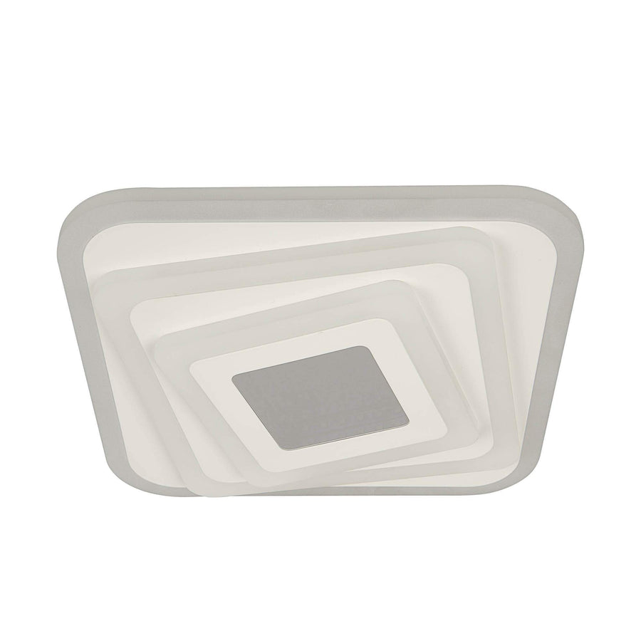 Πολυέλαιος LED NEXA 3D 45W, Τετράγωνο, Κρύο/Ζεστό/Ουδέτερο φως, Λευκό
