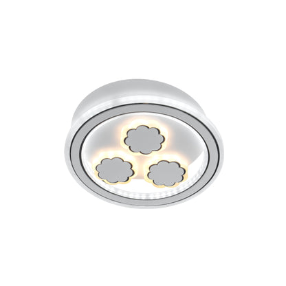 Lustra LED Rylee, 25W, 3000/4000/6000K, Alb, Acril