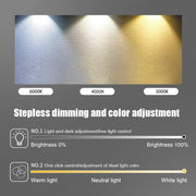 Πολυέλαιος LED με Τηλεχειριστήριο LT771/500GD, 25W, Θερμό/Ψυχρό/Ουδέτερο φως 3000K/4000K/6000K, Ρυθμιζόμενο, Χρυσό, Μέταλλο και Σιλικόνη