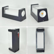 Φωτιστικό τοίχου LED εξωτερικού χώρου AX150BK 7W Μαύρο