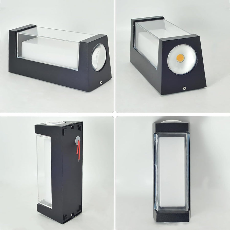 Φωτιστικό τοίχου LED εξωτερικού χώρου AX150BK 7W Μαύρο