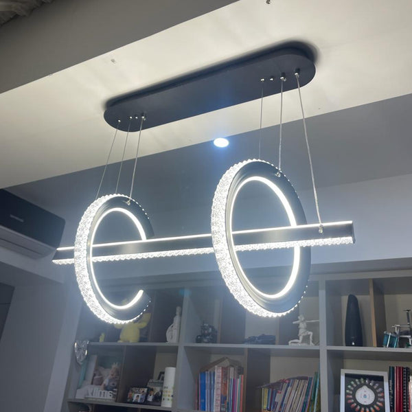 Φωτογραφία πελάτη: Κρυστάλλινοι πολυέλαιοι LED