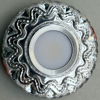 ORBITA LED Spot, 5W, Round, Cold Light + RGB, White, Resin and Glass LED Spot Προεπιλεγμένος τίτλος Alessandro Design