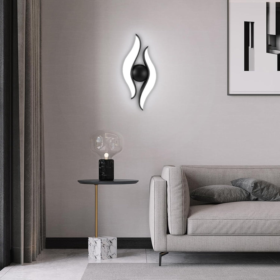 Φωτιστικό τοίχου LED εξωτερικού και εσωτερικού χώρου, 4 πηγές x 1W, IP65, ABS, Μαύρο, 3000K