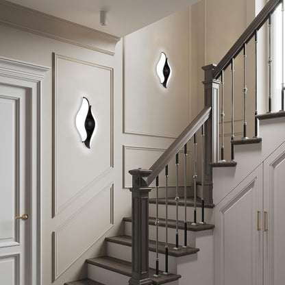 Φωτιστικό τοίχου LED εξωτερικού και εσωτερικού χώρου, 4 πηγές x 1W, IP65, ABS, Μαύρο, 3000K