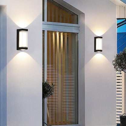 Φωτιστικό τοίχου LED εξωτερικού χώρου AX150BK 7W Μαύρο