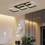 LED LED Vertex Grid Paralal, 32W, 3 τετράγωνα κρύο/ζεστό/ουδέτερο φως, μαύρο