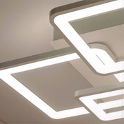 Πολυέλαιος LED με τηλεχειριστήριο ELLA 119W, 6 Τετράγωνα, Κρύο/Ζεστό/Ουδέτερο φως, Ρυθμιζόμενο, Λευκό