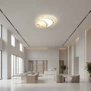 Marco LED Πολυέλαιος με Τηλεχειριστήριο, 51W, Dimmable, Χρυσό, Μέταλλο, Ακρυλικό και Γυαλί, 3000K/4000K/6000K