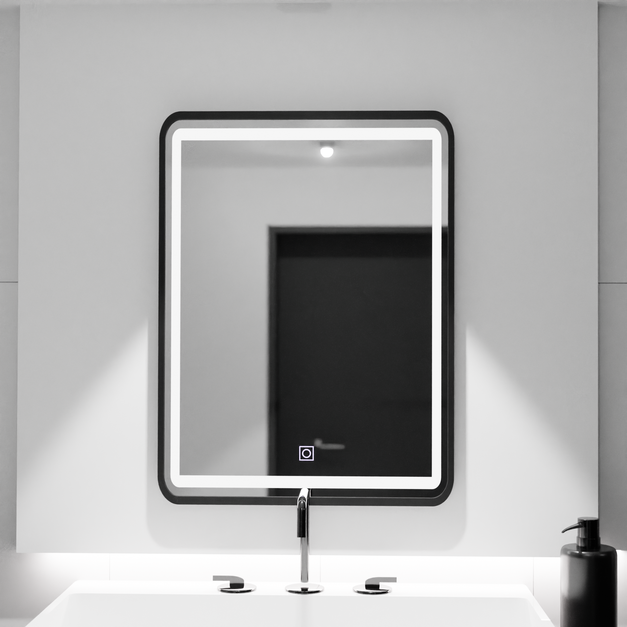 Mirror LED ορθογώνιο 60x80cm Ombe Basic Touch