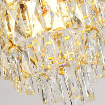 Crystal πολυέλαιο Versailles Petito 3xe14, διάμετρο 30cm, γυαλιστερό και λευκό χρυσό, ρυθμιζόμενο ύψος