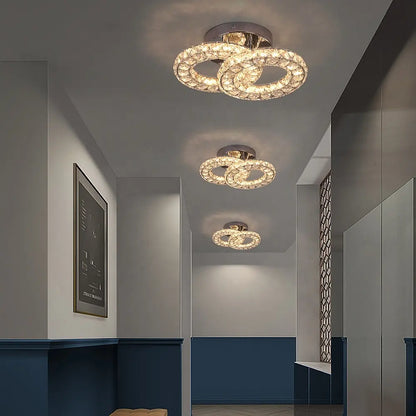 LED LED Crystal LED με τηλεχειριστήριο Zabina 32W Chrome